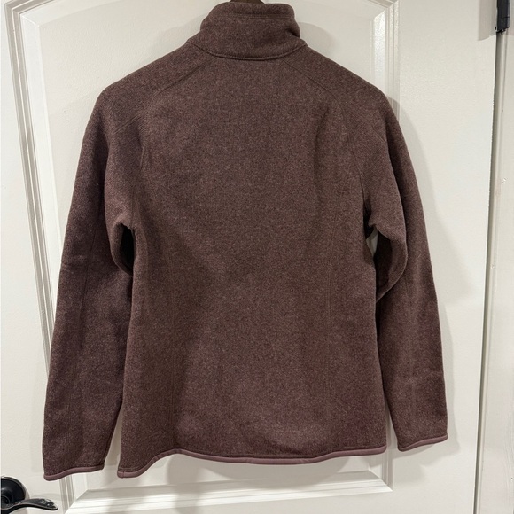 Patagonia Better Sweater Women’s Medium 1/4 Zip Fleece Pullover Brown - Picture 5 of 9